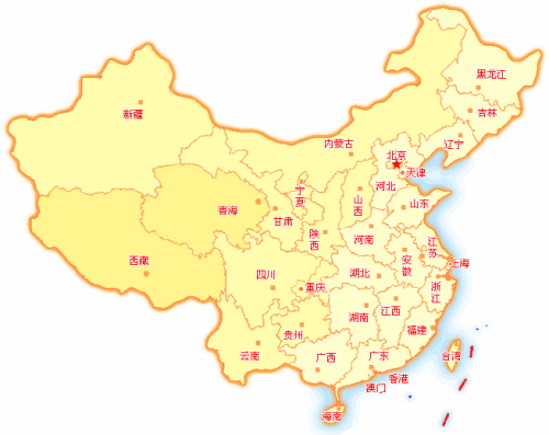 中国行政地图